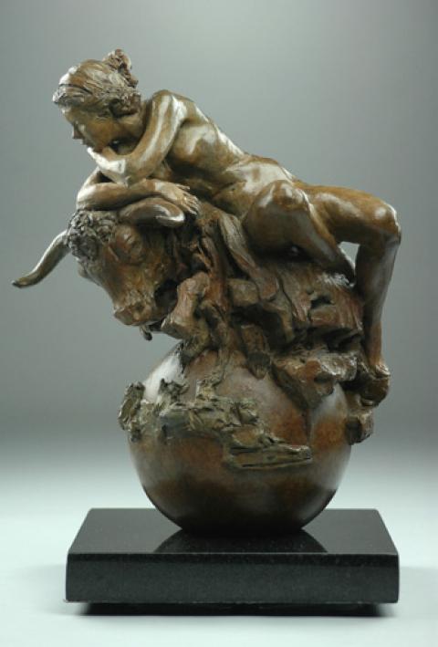 Circle of Life - Taurus by Nguyen Tuan | Bronze Sculpture