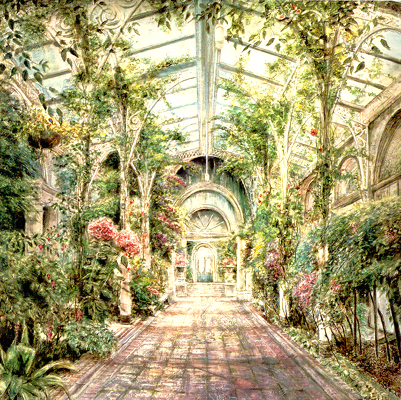 Conservatory by Sahall | Serigraph