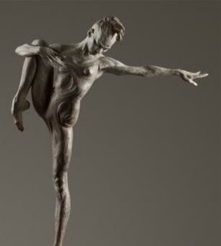 Contemporary Nude Spire III - Liberty by Richard MacDonald | Bronze Sculpture