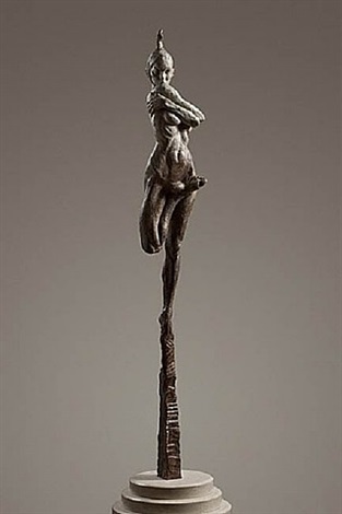 Contemporary Nude Spire II - Essence by Richard MacDonald | Bronze Sculpture
