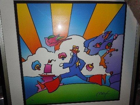 Cosmic Runner by Peter Max | Lithograph