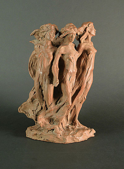 Daughters of Odessa Maquette (Cast Marble) by Frederick Hart | Bronze Sculpture