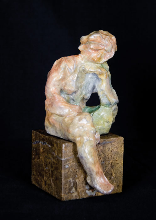 Dreaming (Bronze) by Abrishami Hessam | Bronze Sculpture
