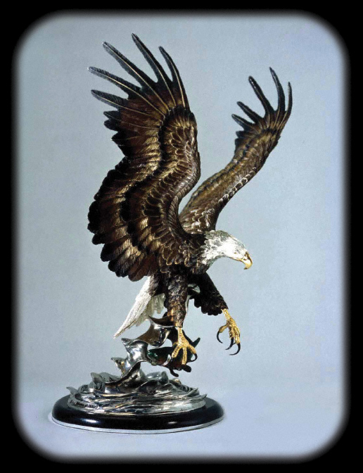 Eagles Domain by Chester Fields | Bronze Sculpture