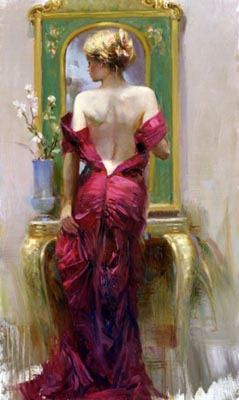 Elegant Seduction by Daeni Pino | Giclee on Canvas