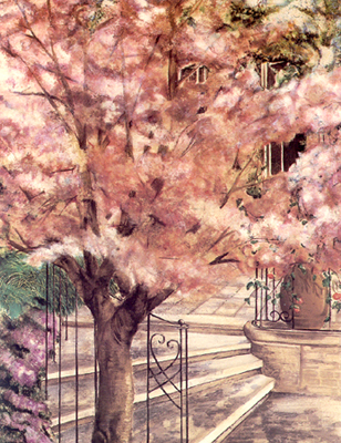 Flowering Tree by Sahall | Serigraph