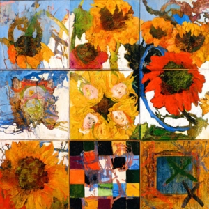 Flowers in the Sun (Canvas) by Patricia Nix | Serigraph