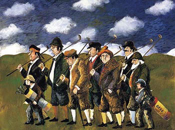 Gang on the Move by Guy Buffet | Serigraph