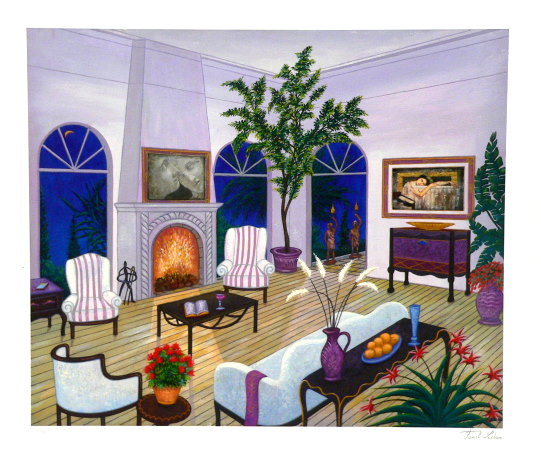 Interior with Williams by Fanch Ledan | Serigraph