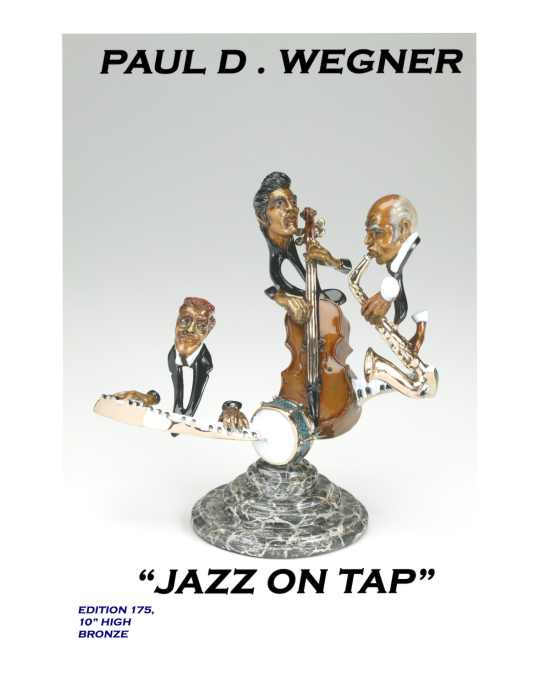 Jazz On Tap by Paul Wegner | Bronze Sculpture