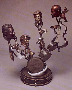 Jazz Spoken Here by Paul Wegner | Bronze Sculpture