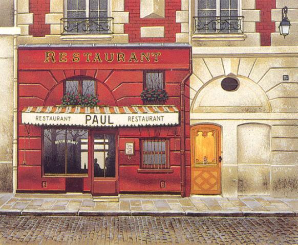 Le Restaurant Paul - Place Dauphine by Andre Renoux | Serigraph