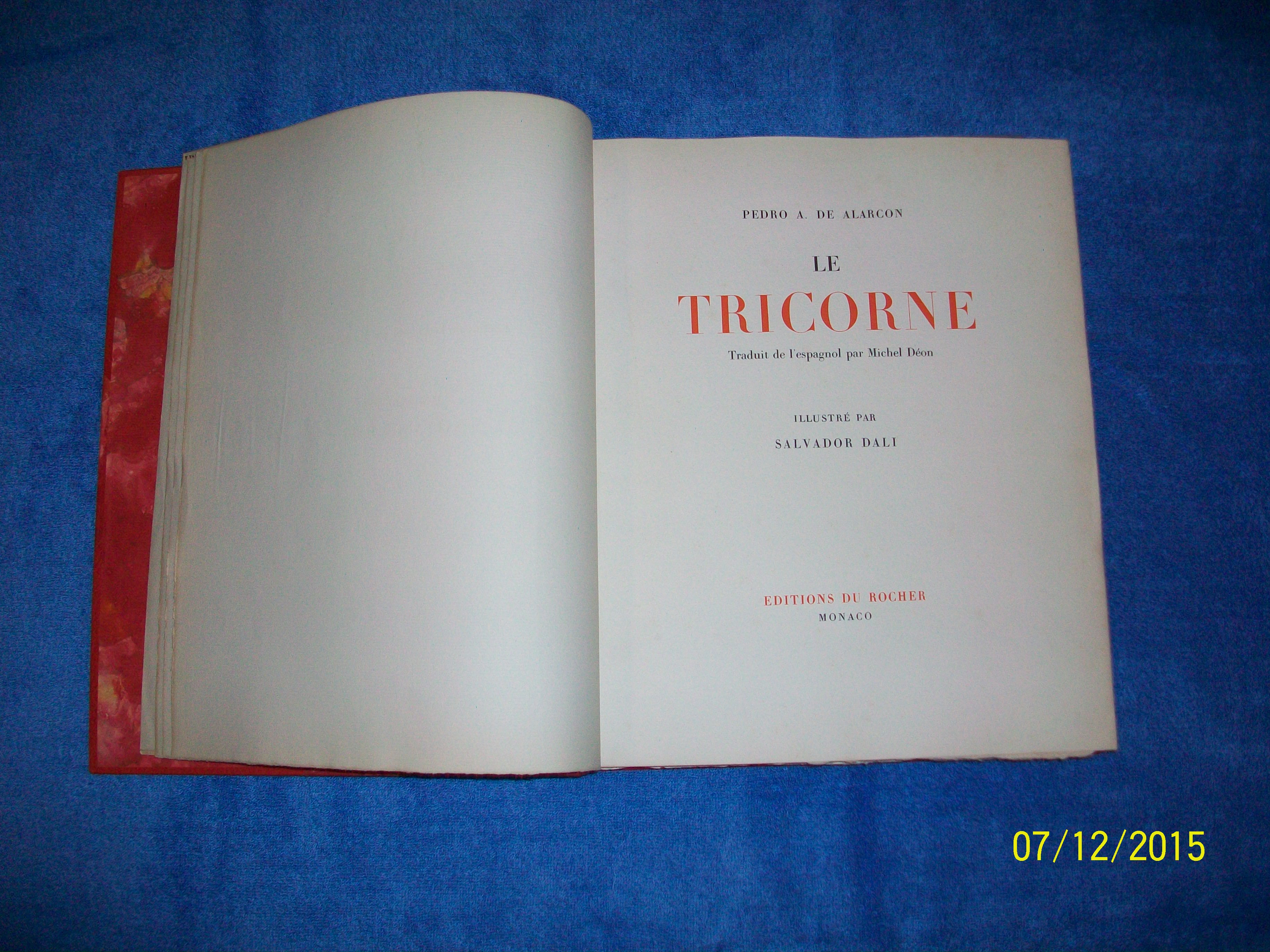 Le Tricorne (Tri Corner Hat, 20 pc) by Salvador Dali | Engraving