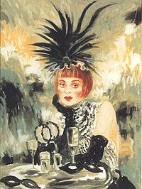 Moulin Rouge - Lola by Joanna Zjawinska | Serigraph on Canvas