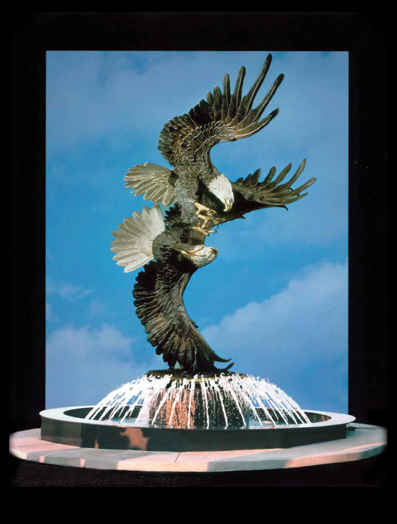 Majestic Courtship - Monument by Chester Fields | Bronze Sculpture