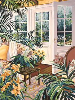 Morning Garden by Susan Rios | Serigraph