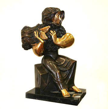 Mujer Sentada (Bronze) by Alvar Sunol | Bronze Sculpture