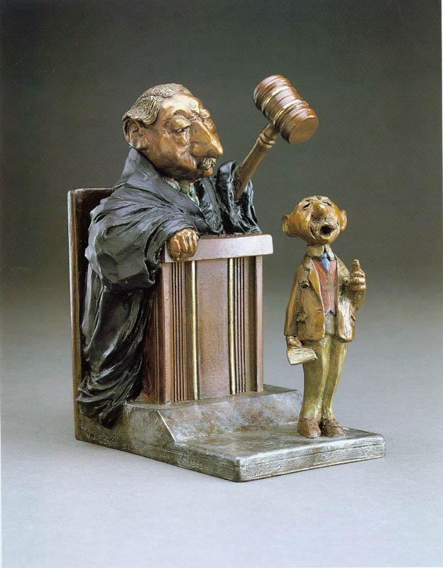 Objection Overruled (Bronze) by Charles Bragg | Bronze Sculpture