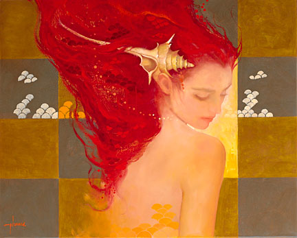Sirena by Felix Mas | Serigraph on Canvas