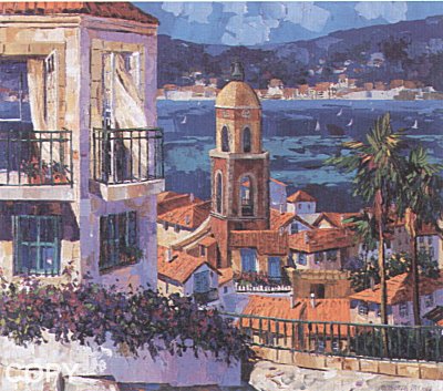 St. Tropez by Barbara McCann | Serigraph
