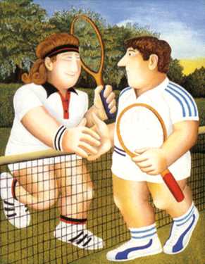Tennis by Beryl Cook | Serigraph