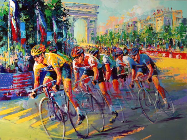 Triumph in Paris by Malcolm Farley | Giclee on Canvas