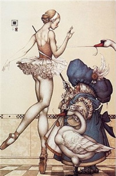 Ballet Mistress by Michael Parkes | Lithograph