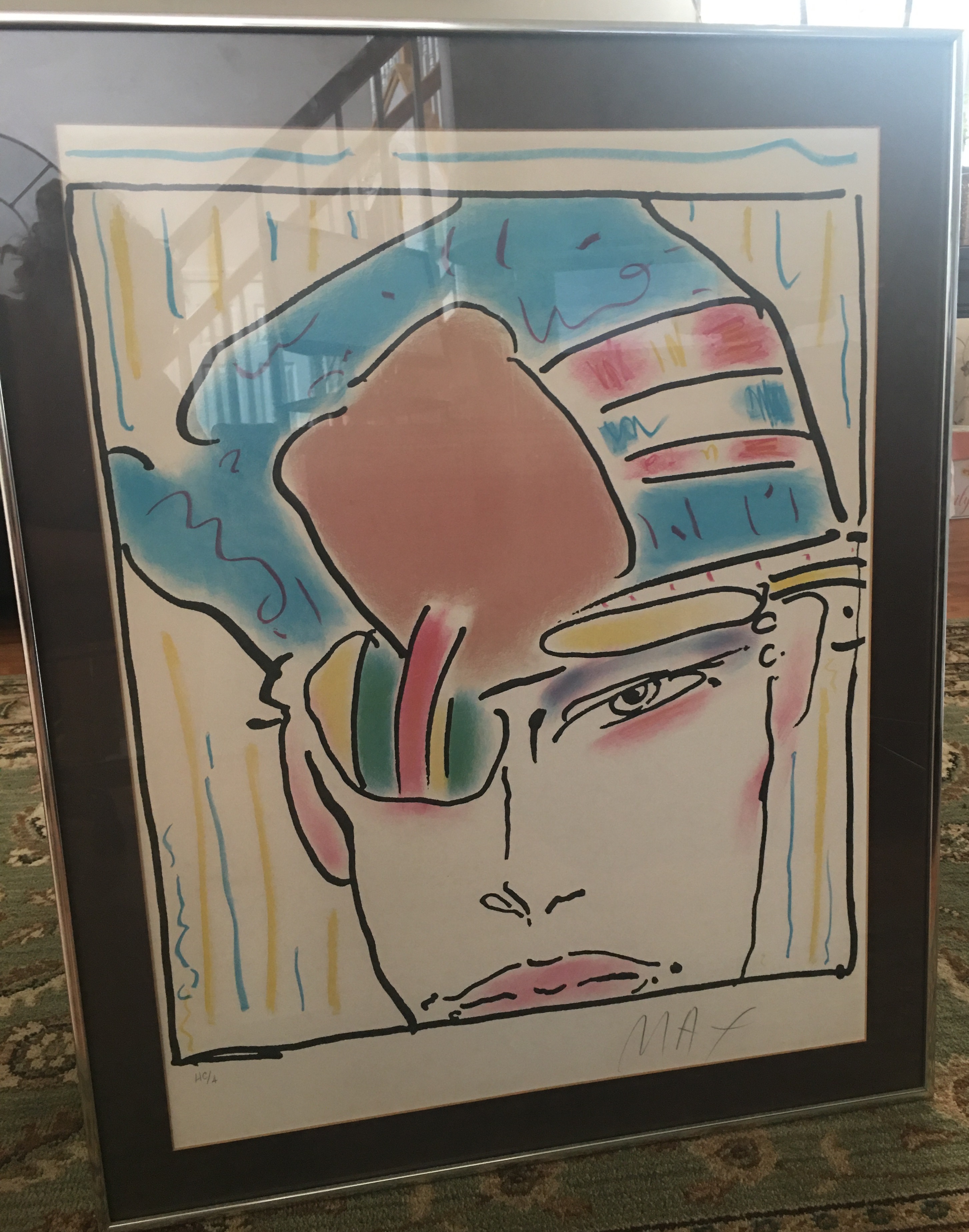 Female by Peter Max | Lithograph