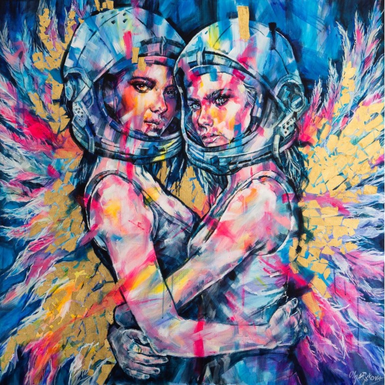 Space Angels by Olga Rykova | Original