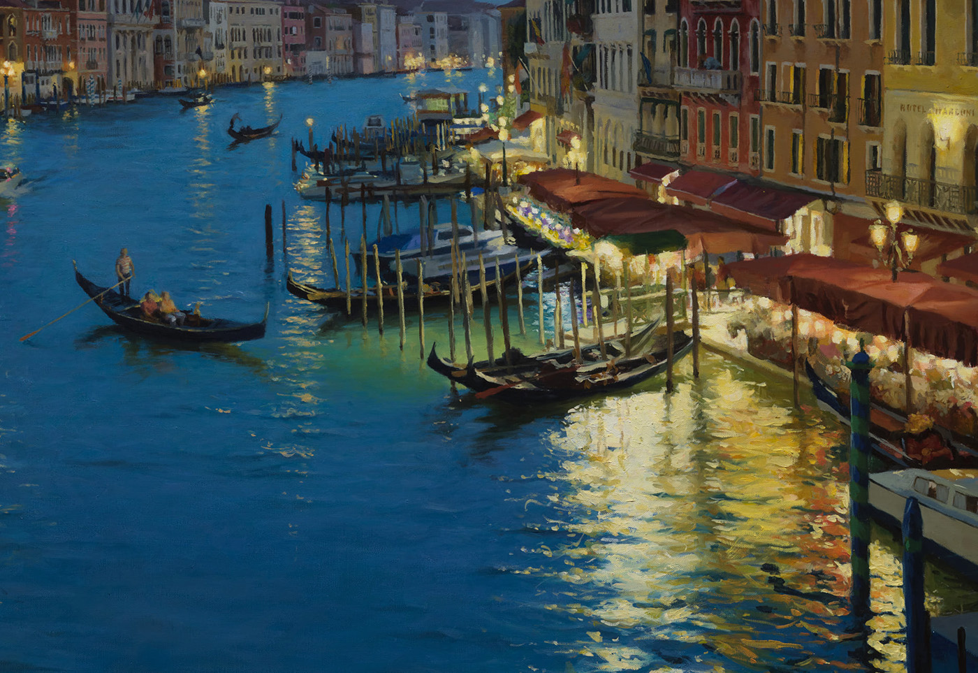 An Evening in Venice by Vincente Romero | Giclee on Canvas