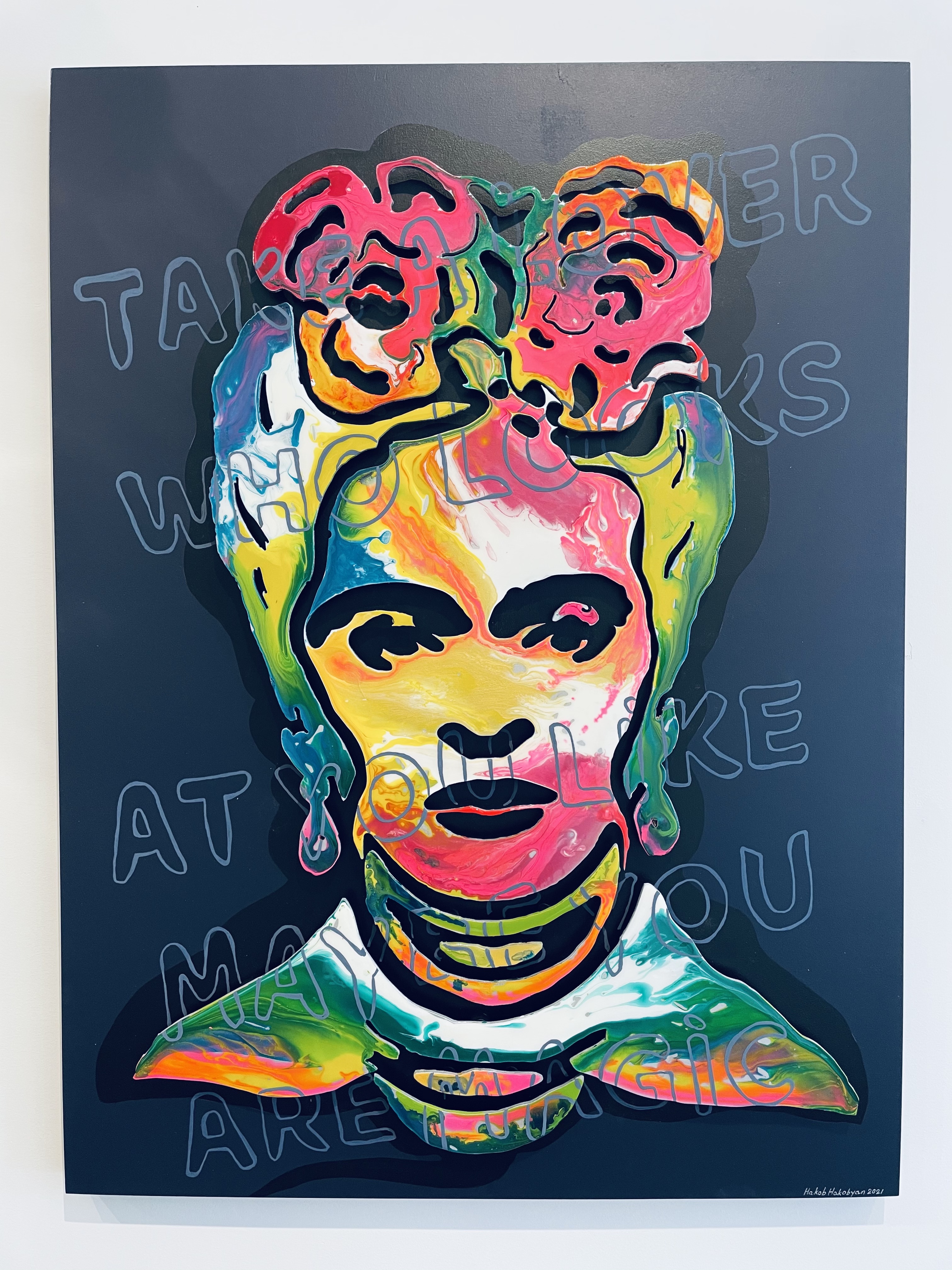 Frida by Hakob Hakobyan | Acrylic on Wood