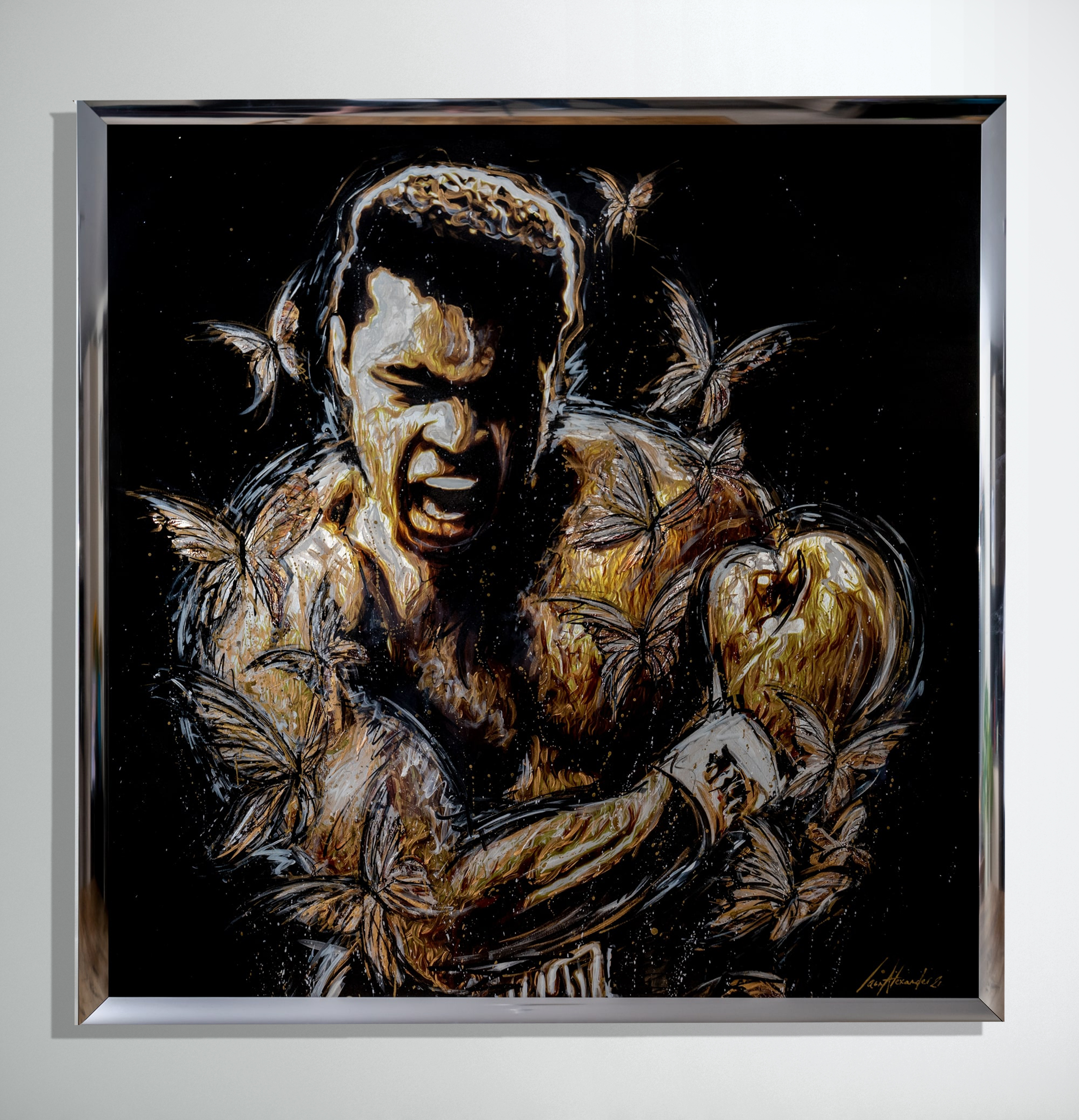 Ali Sting Like a Butterfly by Iain Alexander | Limited Ediiton