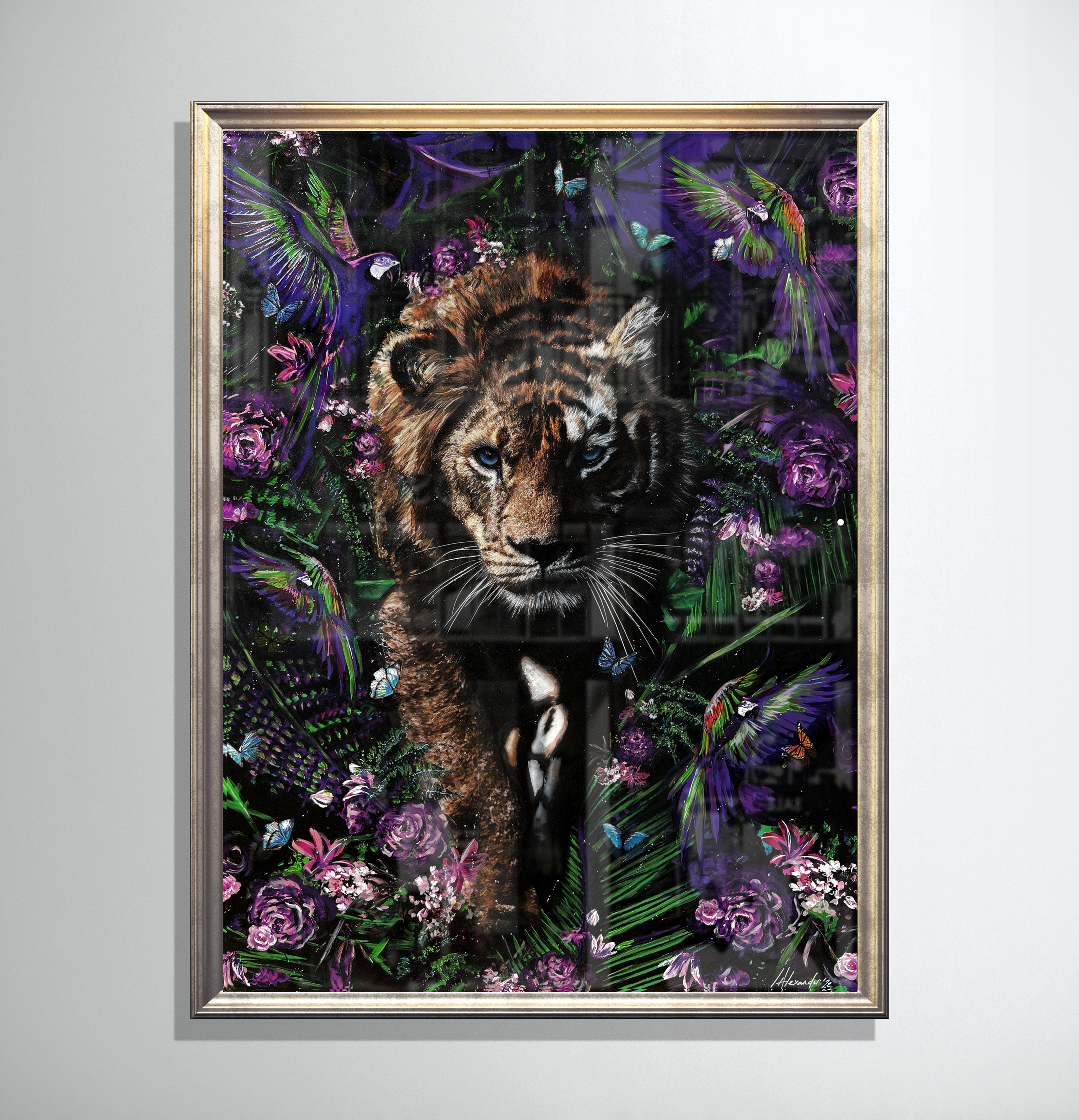 Lion X Tiger by Iain Alexander | Limited Ediiton