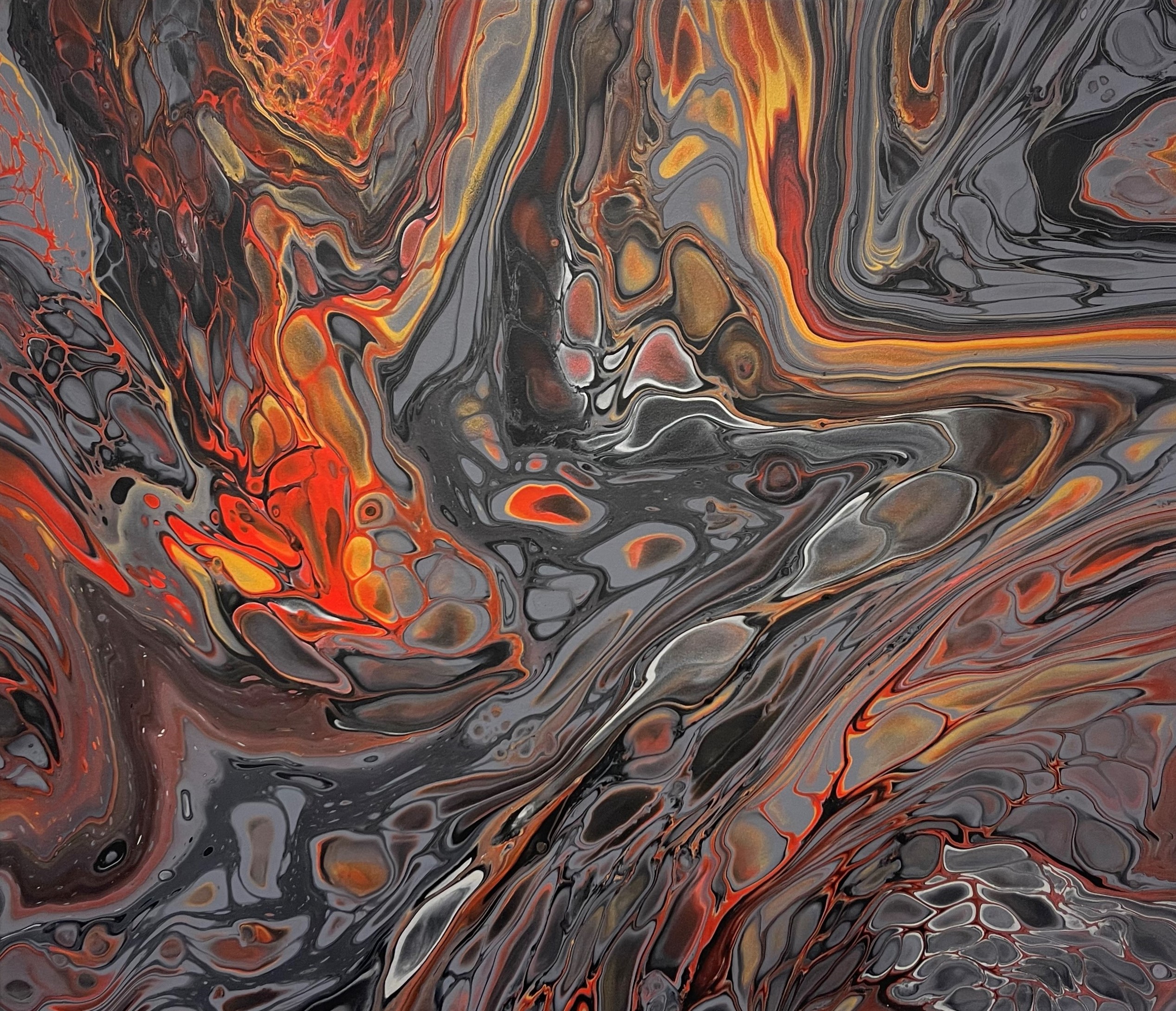 Lava by Vesna Duval | Acrylic on Canvas